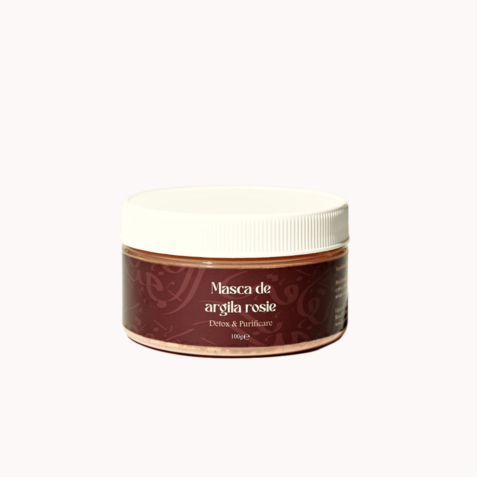 Червена глинена маска