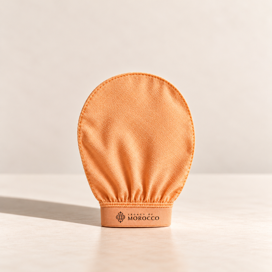 Mănușă exfoliantă facială din mătase