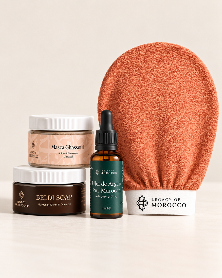 Ritualul Hammam · set complet în 4 pași